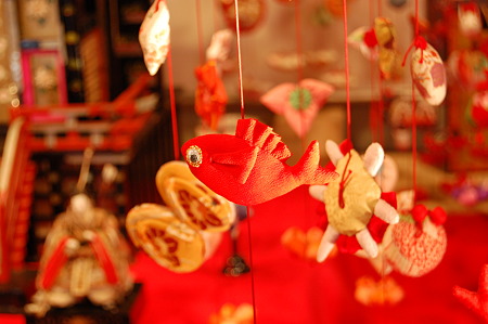 伊豆稲取の吊るし飾り　金目鯛