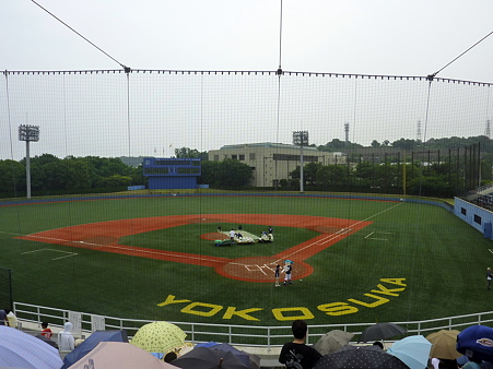 横須賀スタジアム 試合開始前
