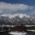 空知川と芦別岳