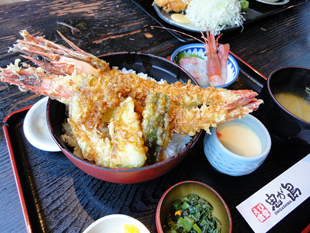 海老天丼！