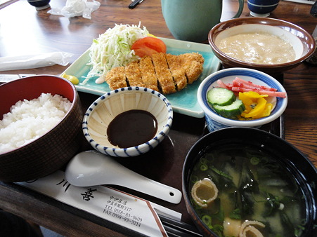 とんかつ定食！