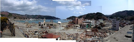 石巻市女川町　パノラマ