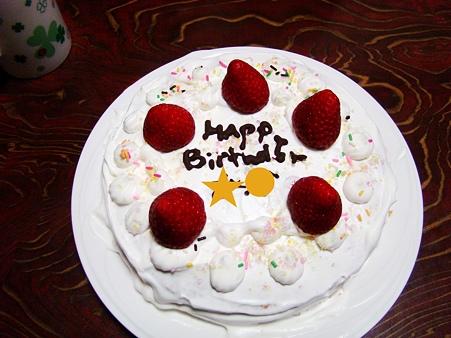 ha*naの誕生日ケーキ