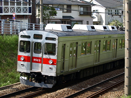 東急8500系(つくし野駅付近)
