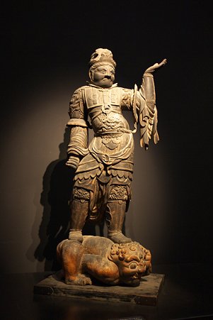 2010.11.15 東京国立博物館 彫刻 毘沙門天立像 平安時代