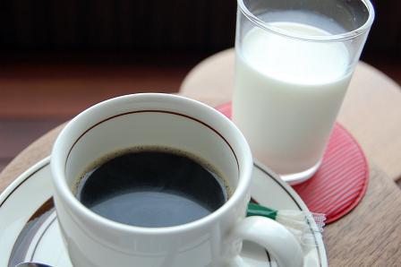 コーヒー、牛乳