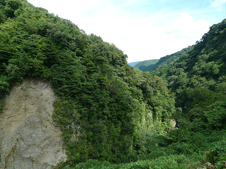 桂茶屋より見る九酔渓(1)
