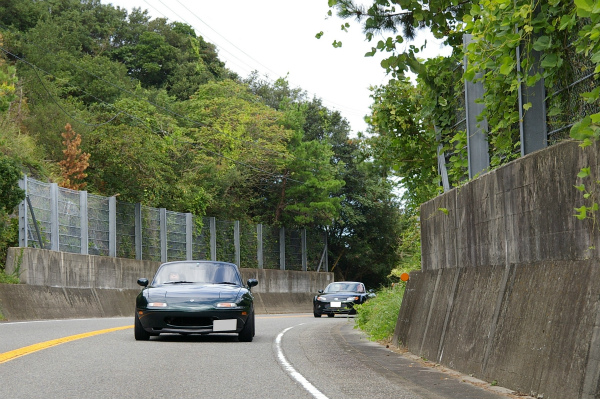鳴門スカイラインを快走